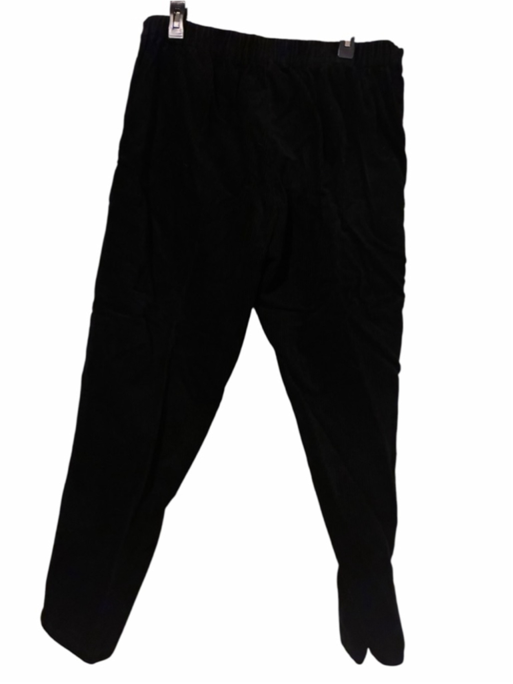 Women's Unbranded Black Corduroy Trousers Plus Size 2X